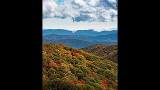 Colorful Fall Mountain Morning Views