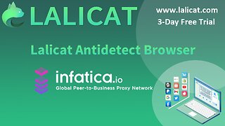Infatica P2B Proxy Network Service Integration With Lalicat Antidetect Browser