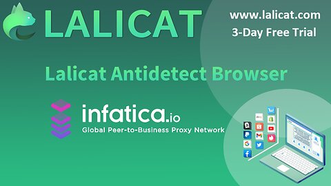 Infatica P2B Proxy Network Service Integration With Lalicat Antidetect Browser