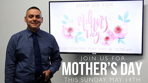 Join us for Mother's Day this Sunday, May 14th @ 10:30 am!