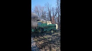 John Deere 7700 Combine Fire 2023