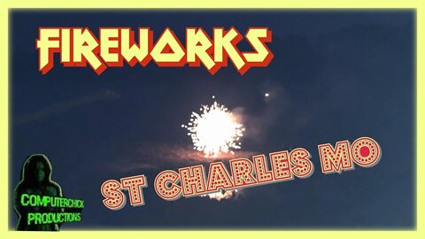 Fireworks on July 4, 2020 in St. Charles MO
