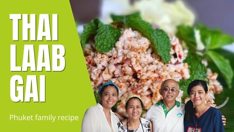 Thai Laab Gai (minced Chicken) Recipe