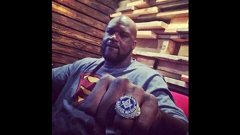 MASONIC SHAQ THE FLATTARD. HE BUCKLED ON KIMMEL LIVE BECAUSE HE CAN'T HANDLE RIDICULE