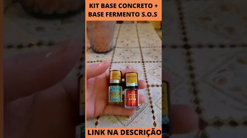 KIT BASE CONCRETO + BASE FERMENTO S.O.S unhas Top Beauty