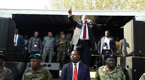SOUTH AFRICA - KwaZulu-Natal - Day 4 - Jacob Zuma addresses his supporters (Videos) (wKq)