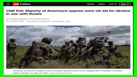 Most Americans Oppose US Aid to Ukraine but Congress Doesn't Care