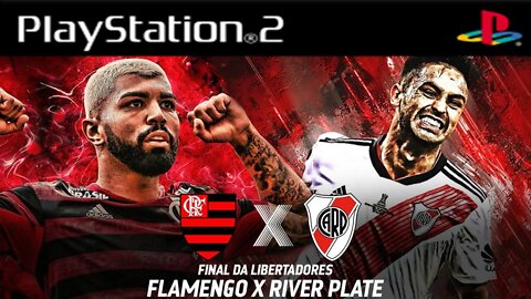 PES 2020 PS2 100% ATUALIZADO - FLAMENGO X RIVER PLATE FINAL DA LIBERTADORES