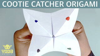 How To Make a Cootie Catcher (Paper Fortune Teller) - Easy And Step By Step Tutorial