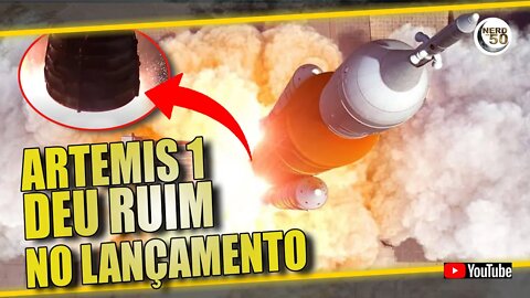 DEU RUIM: LANÇAMENTO DA MISSÃO ARTEMIS 1 RUMO A LUA FOI CANCELADO.