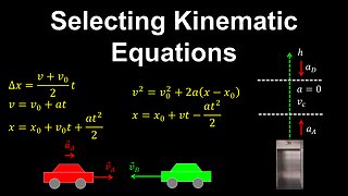 How to Select Kinematic Equations, Multiple Intervals/Objects, 1D Motion - AP Physics C (Mechanics)