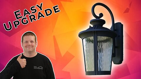 How To Replace an Outside Light Step-by-step - Porch Light Upgrade