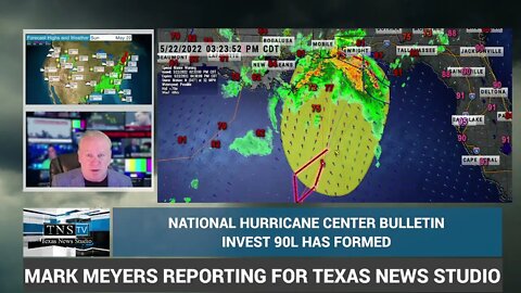 BREAKING: NATIONAL HURRICANE CENTER -90L HAS FORMED IN THE GULF