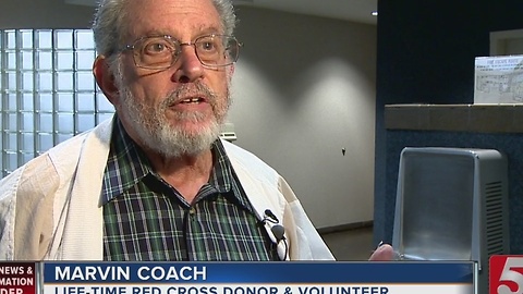 Local Man Gives 100th Blood Donation