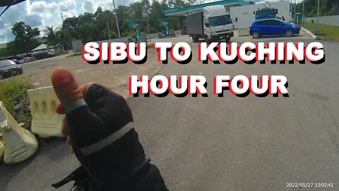 SIBUjaya to KUCHING - Hour Four, +LACHAU PIT STOP+