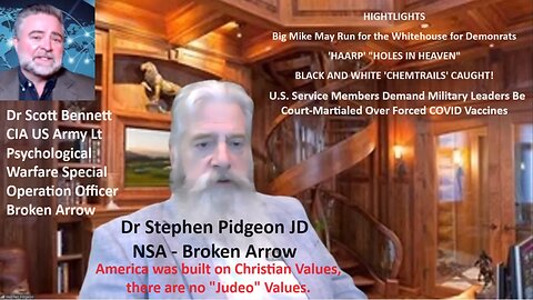 Dr Bennett CIA w/ Dr Pidgeon NSA: If 2024 Elections are Rigged, USA to fall Apart then Russia to take back Alaska!