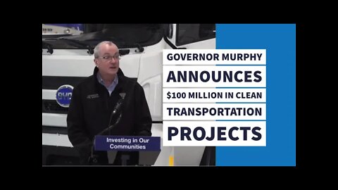 Governor Murphy Announces $100 Million in Clean Transportation Projects