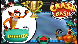 Crash Bash Gameplay w/Intro(PS1) HD:720p | CrashBall