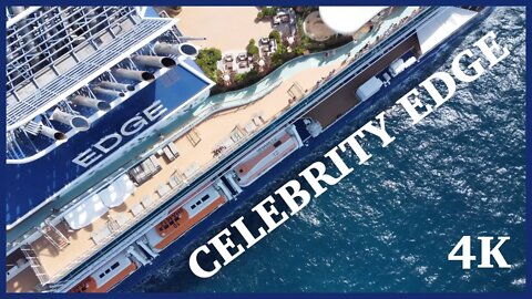 Celebrity Edge Departs Port Everglades - 4K