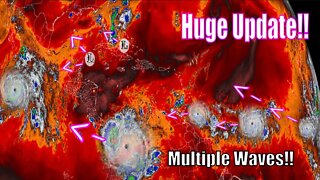 Huge Tropical Update, Multiple Waves!! - The WeatherMan Plus Weather Channel