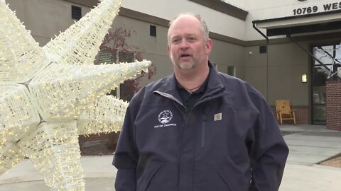 A new tradition for the city of Star involves a 10-foot giant star