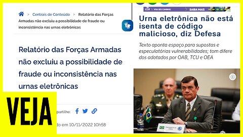 Sobre a Entrega do Relatório das Forças Armadas das Urnas Eletrônicas