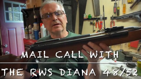 Mail call! Unboxing my new RWS Diana 48/52 side lever springer .177 pellet rifle hope its not broken