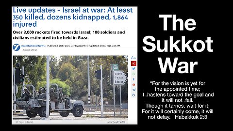 The Sukkot War - Kyle Chahanovich October 8th, 2023