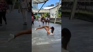 Acrobatics in public #shorts