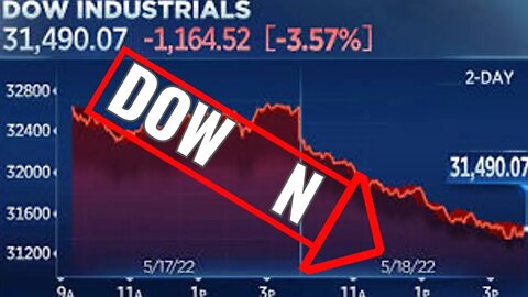 Dow Jones 📉 plummets almost 1200 points in Wednesday trading session