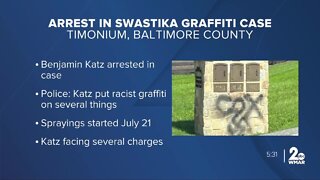 Man accused of spray painting anti-Semitic graffiti on mailboxes