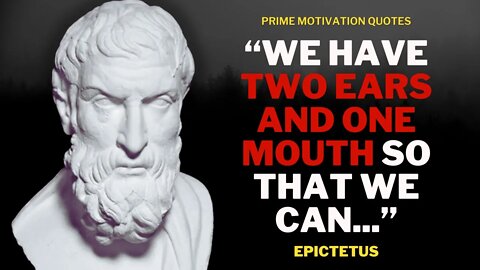 EPICTETUS Quotes which are better known in youth to not to Regret in Old Age | Life quotes.