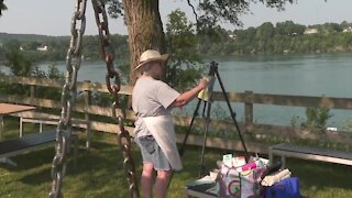 Local artist group enjoys "Plein Air" painting outside around Western New York