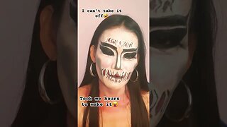 #shortsvideo #extrememakeup #makeupartist #makeup #trendingshorts #halloween #makeuptrends