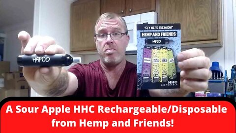 A Sour Apple HHC Rechargeable/Disposable from Hemp and Friends!