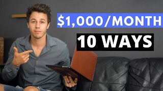 10 Ways To Make $1,000 A Month In 2020