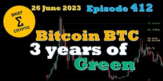 BriefCrypto - BITCOIN LOOKING AT 3 YEARS OF GREEN !