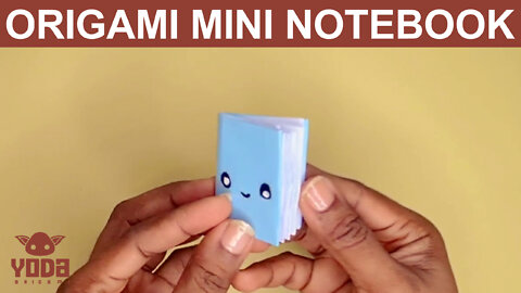 How To Make an Origami Mini Notebook - Easy And Step By Step Tutorial