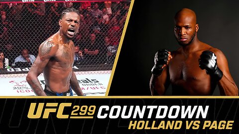 UFC 299 Countdown - Holland vs Page | Featured Bout