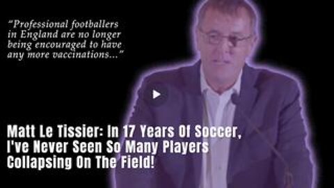 Matt Le Tissier: In 17 Years Of Soccer, I've Never Seen So Many Players Collapsing On The Field!