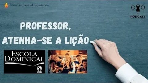 3. ATENHA-SE A LIÇÃO PROFESSOR DA EBD | RAIMUNDO DE OLIVEIRA | JORNAL MENSAGEIRO DA PAZ, ABRIL/1986