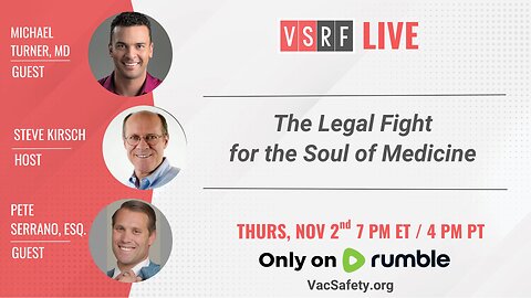 VSRF Live #101: The Legal Fight for the Soul of Medicine