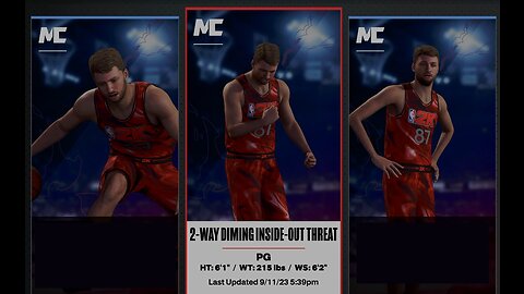 MyPlayer Breakdown for Winnovate Fitness Program