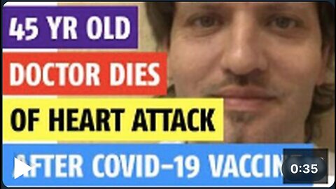 45 year old doctor dies of heart attack after playing tennis after getting COVID-19 vaccine