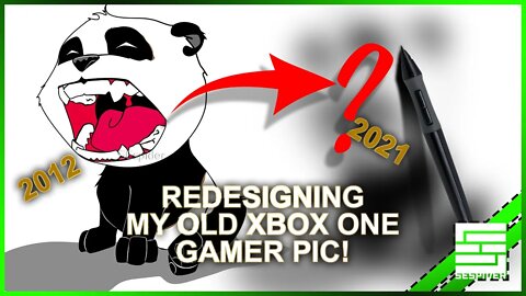 Redesigning My Screaming Panda Gamer Pic [2012 Xbox One]