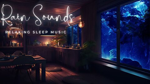 "Relax and Deep Sleep: Rain and Thunder Sounds in a Cozy Home"