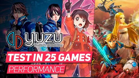 YUZU SWITCH EMULATOR | TEST IN 25 GAMES | Core i5 9300H + GTX 1650 + 16 GB RAM