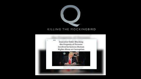 Q - PLAN TO SAVE THE WORLD - KILLING THE MOCKINGBIRD