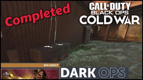 Cold War Dark Ops Challenge Box Addict / cold war dark ops calling cards