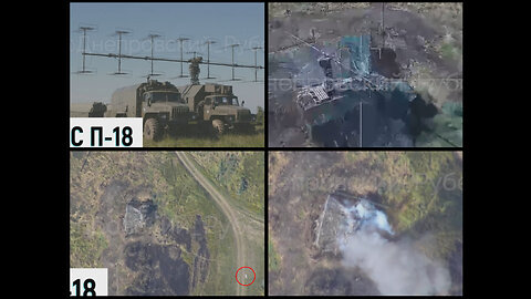 Kherson region: Russian Lancet UAV hits Ukrainian P-18 radar station